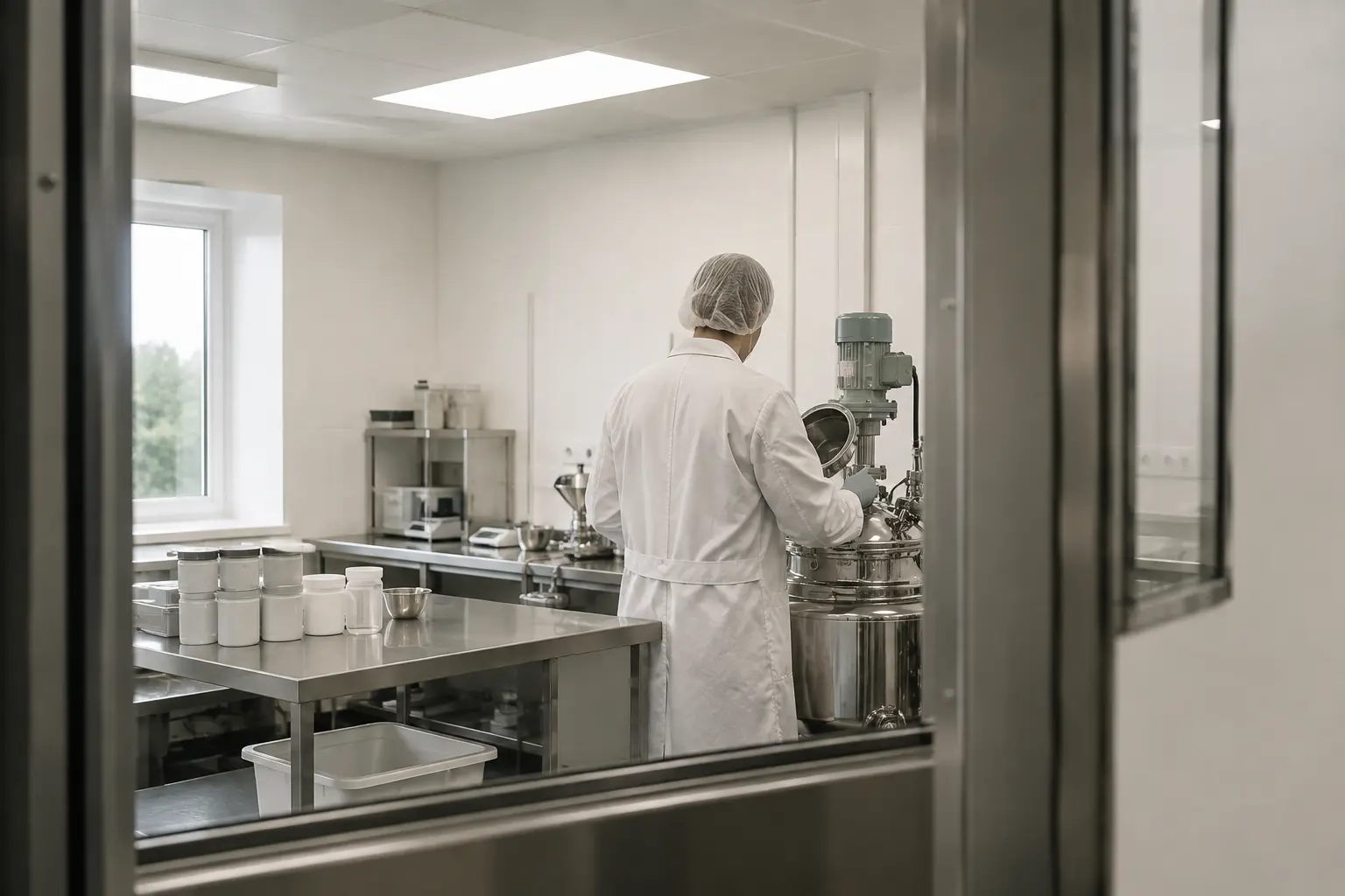 Clean product manufacturing room