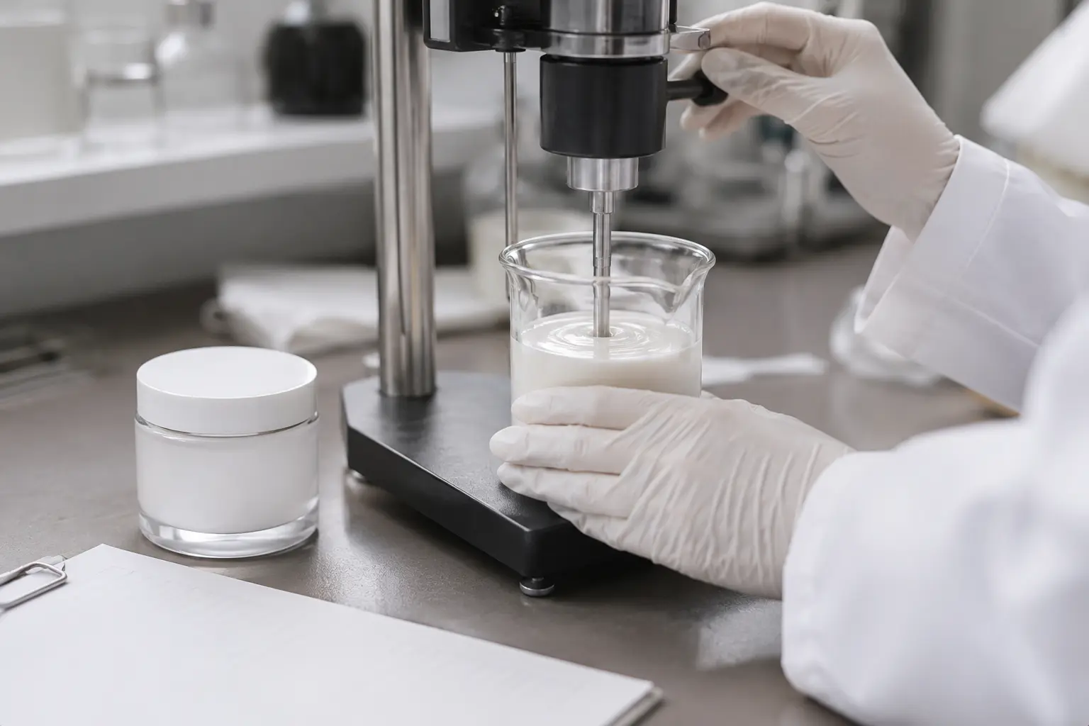 Quality assurance testing in the lab